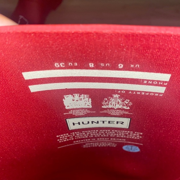 ❤️RED TALL HUNTER BOOTS❤️ - Picture 3 of 7